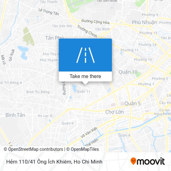 Hẻm 110/41 Ông Ích Khiêm map