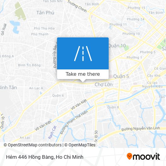 Hẻm 446 Hồng Bàng map