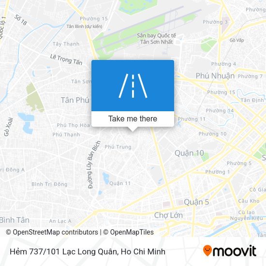 Hẻm 737/101 Lạc Long Quân map
