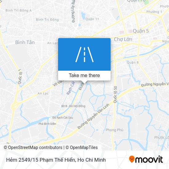 Hẻm 2549/15 Phạm Thế Hiển map