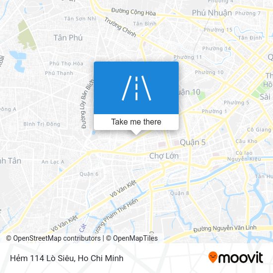 Hẻm 114 Lò Siêu map
