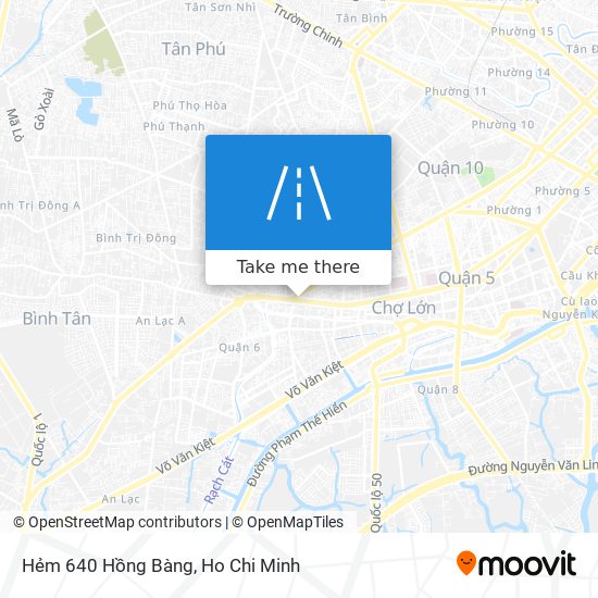 Hẻm 640 Hồng Bàng map