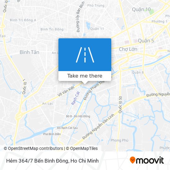 Hẻm 364/7 Bến Bình Đông map