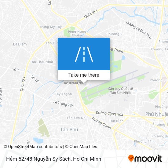 Hẻm 52/48 Nguyễn Sỹ Sách map