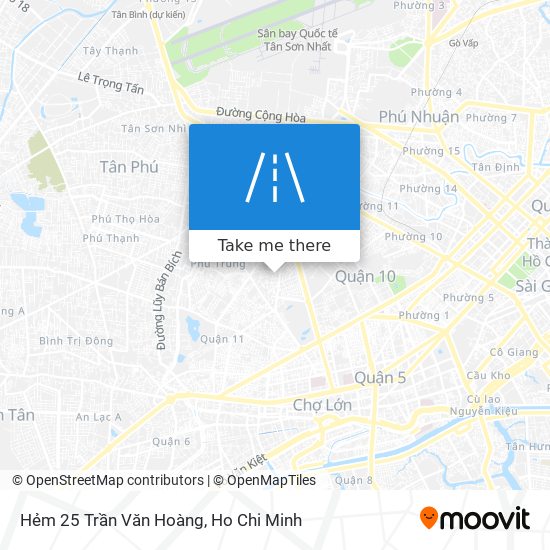 Hẻm 25 Trần Văn Hoàng map