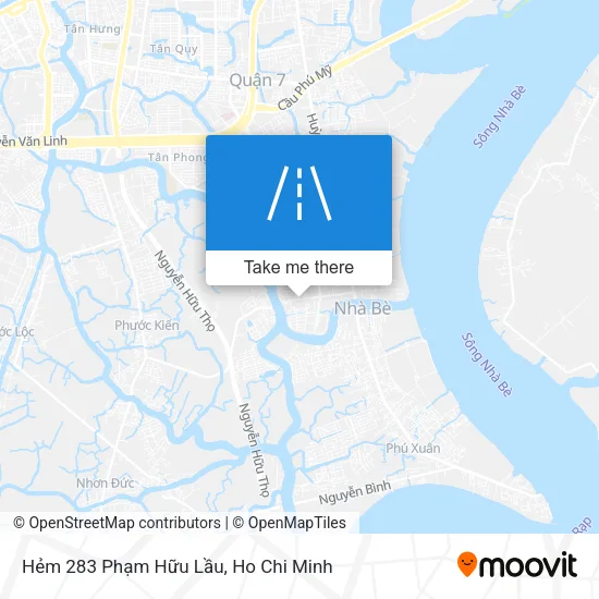 Hẻm 283 Phạm Hữu Lầu map