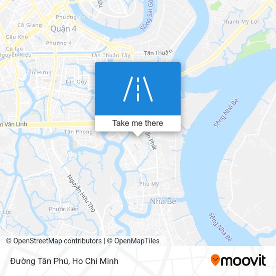 Đường Tân Phú map