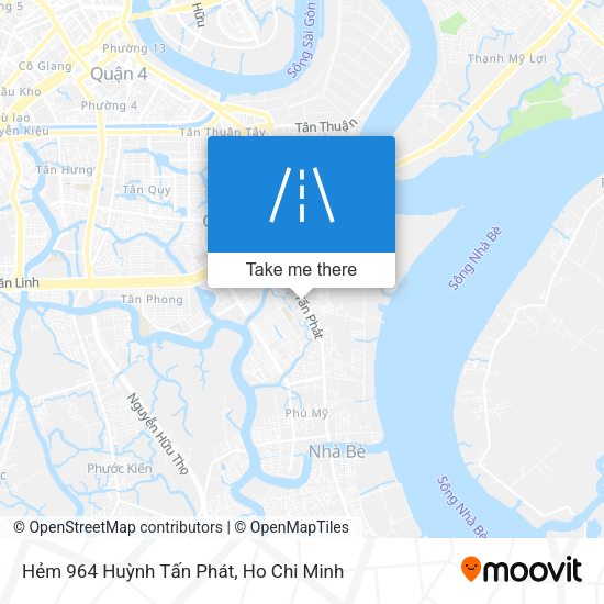 Hẻm 964 Huỳnh Tấn Phát map