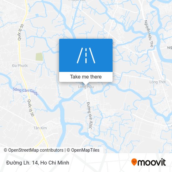 Đường Lh. 14 map