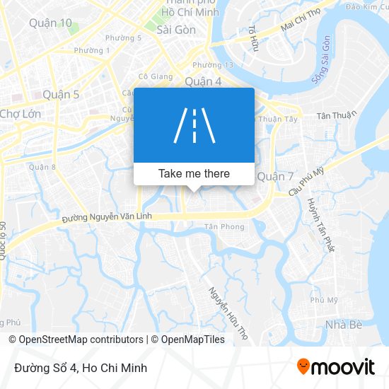 Đường Sổ 4 map