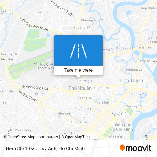 Hẻm 88/1 Đào Duy Anh map