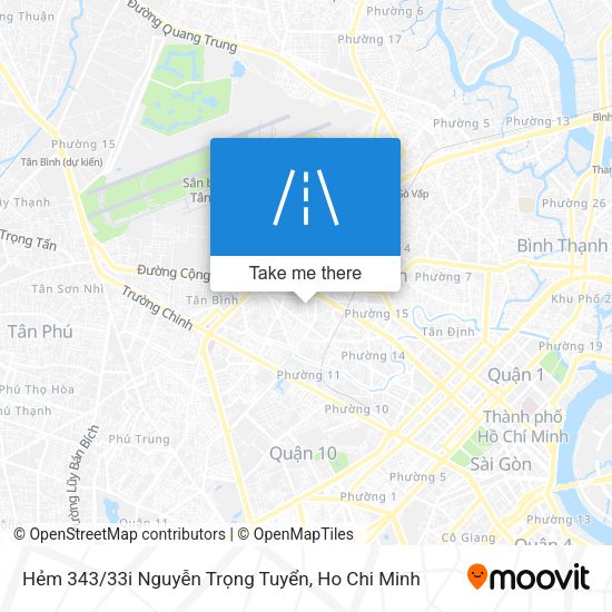 Hẻm 343/33i Nguyễn Trọng Tuyển map