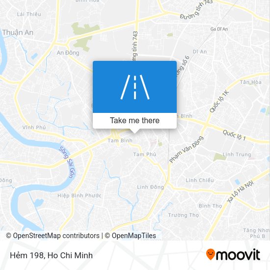 Hẻm 198 map