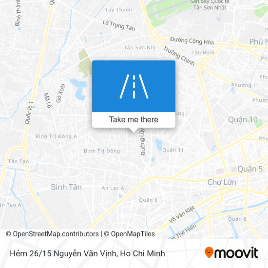 Hẻm 26/15 Nguyễn Văn Vịnh map