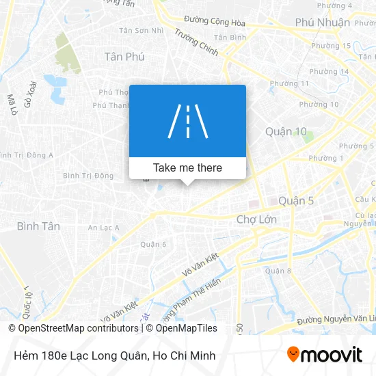 Hẻm 180e Lạc Long Quân map