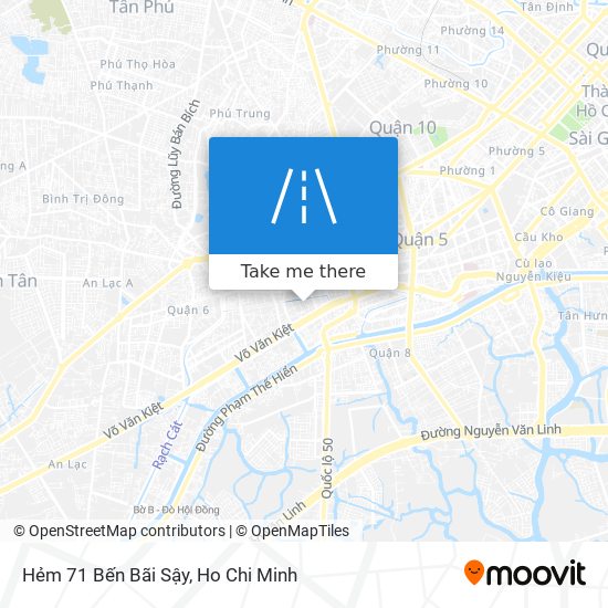 Hẻm 71 Bến Bãi Sậy map