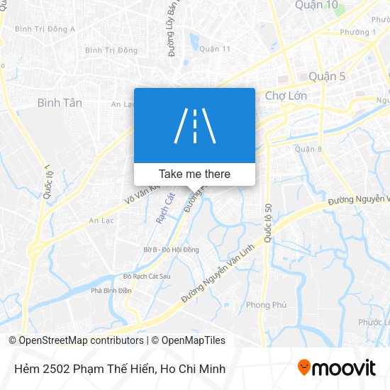 Hẻm 2502 Phạm Thế Hiển map