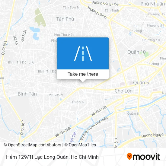 Hẻm 129/1l Lạc Long Quân map
