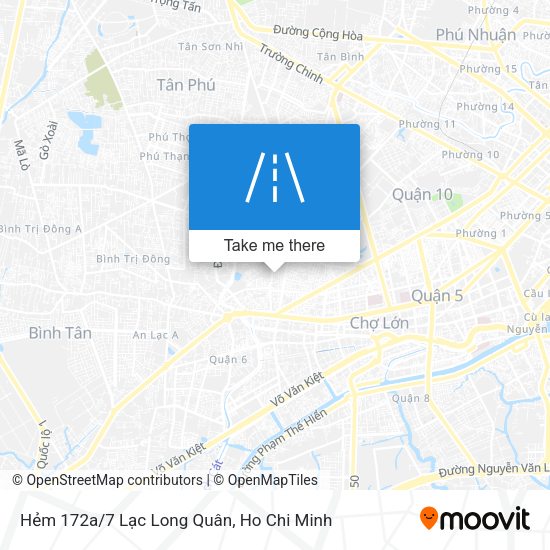 Hẻm 172a/7 Lạc Long Quân map