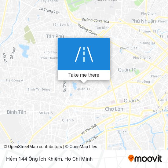 Hẻm 144 Ông Ích Khiêm map