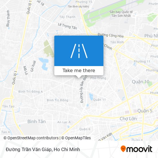 Đường Trần Văn Giáp map