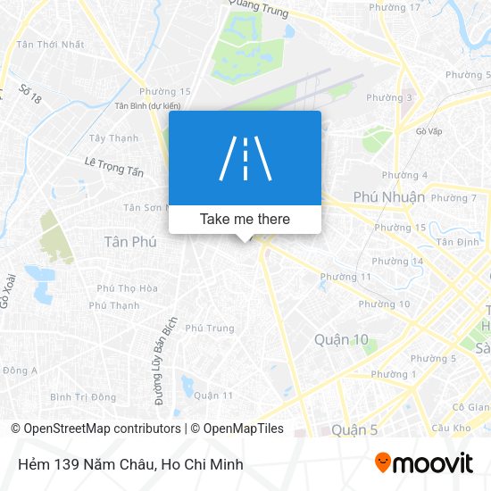 Hẻm 139 Năm Châu map