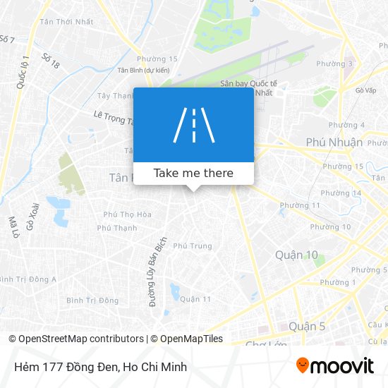 Hẻm 177 Đồng Đen map