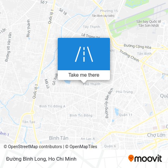 Đường Bình Long map