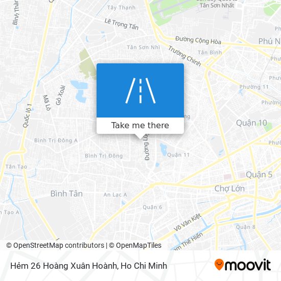 Hẻm 26 Hoàng Xuân Hoành map