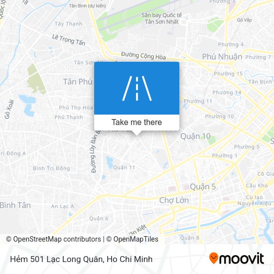Hẻm 501 Lạc Long Quân map