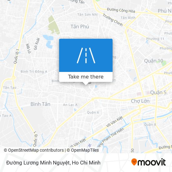 Đường Lương Minh Nguyệt map