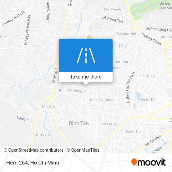 Hẻm 264 map