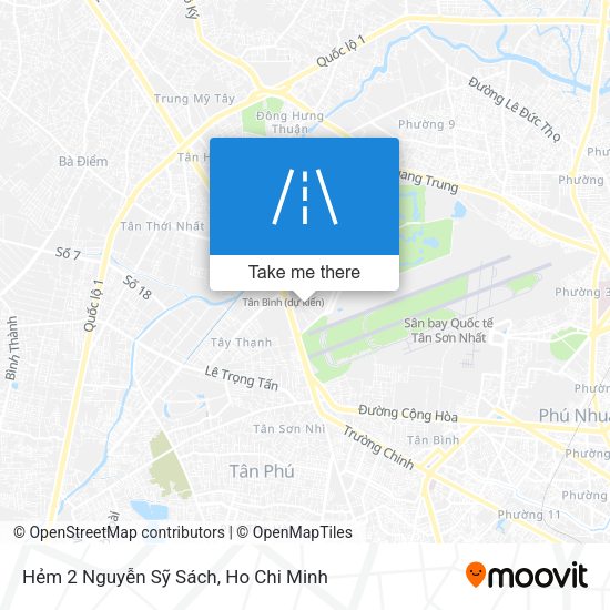 Hẻm 2 Nguyễn Sỹ Sách map