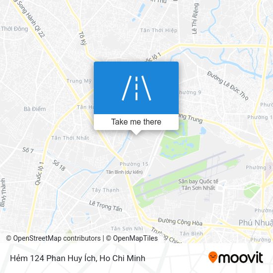 Hẻm 124 Phan Huy Ích map