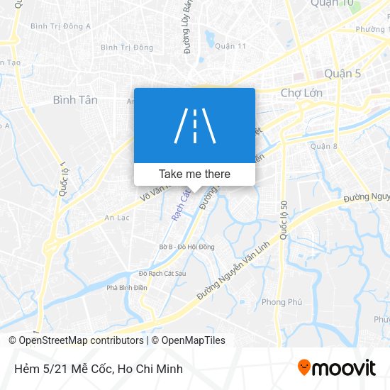 Hẻm 5/21 Mễ Cốc map