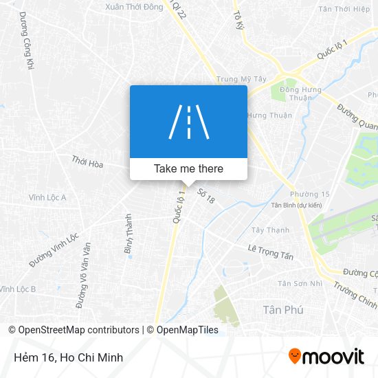 Hẻm  16 map