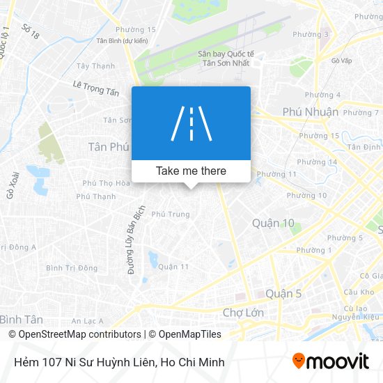 Hẻm 107 Ni Sư Huỳnh Liên map