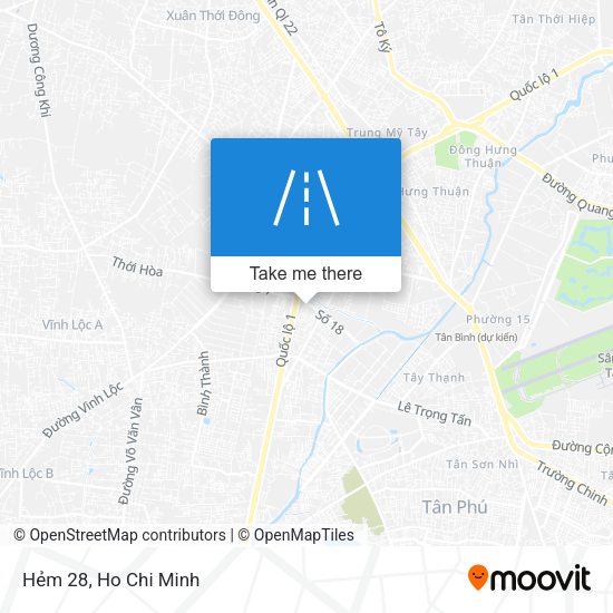 Hẻm  28 map