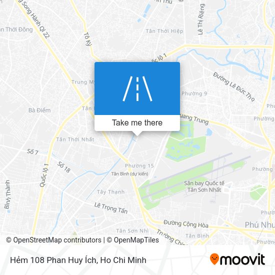 Hẻm 108 Phan Huy Ích map