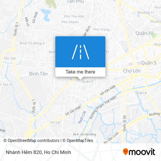 Nhánh Hẻm 820 map