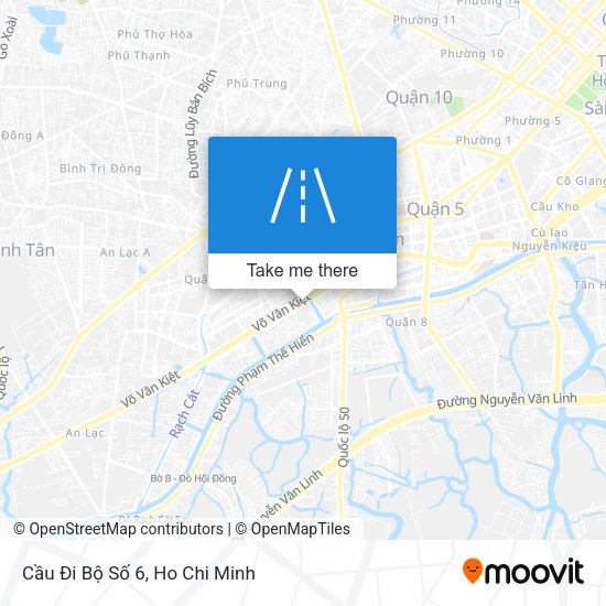 Cầu Đi Bộ Số 6 map