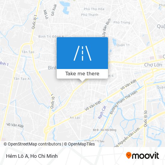 Hẻm Lô A map