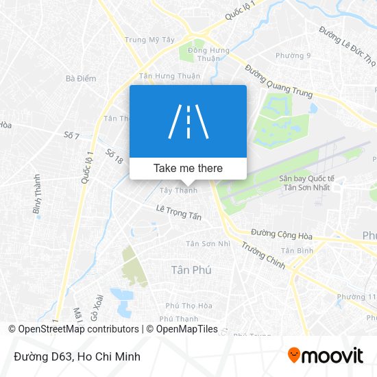 Đường D63 map