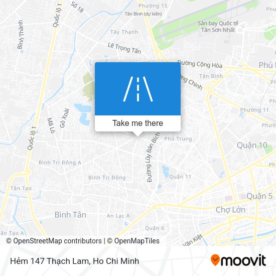 Hẻm 147 Thạch Lam map