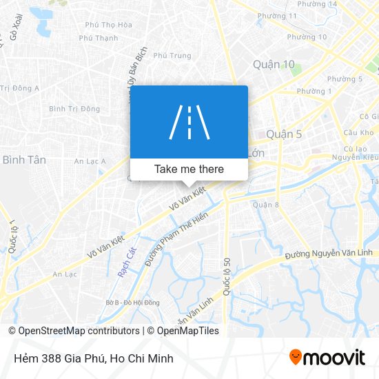 Hẻm 388 Gia Phú map