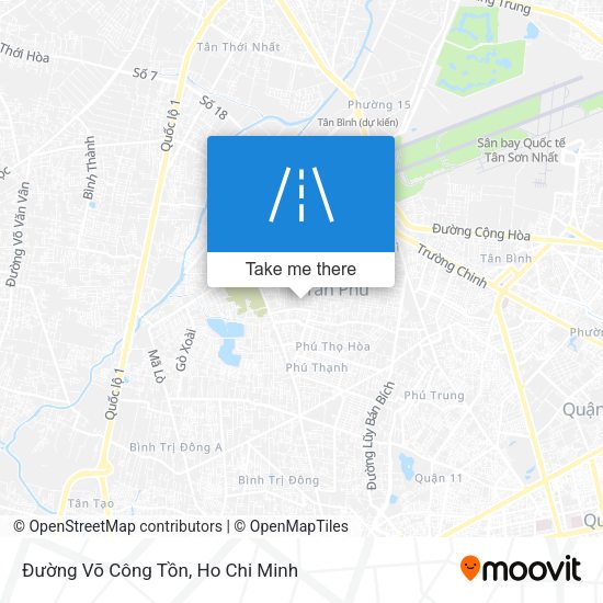 Đường Võ Công Tồn map