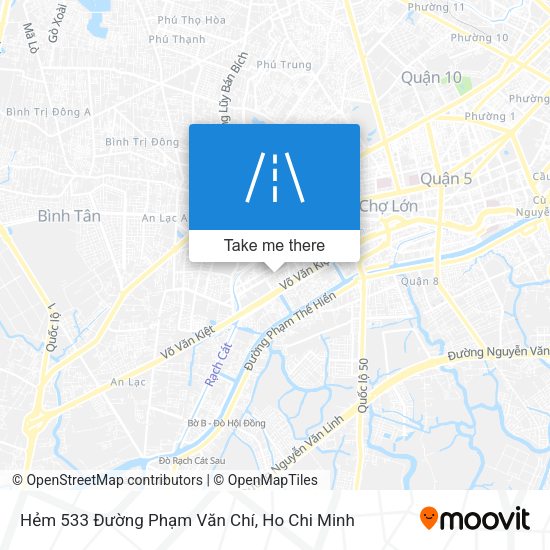 Hẻm 533 Đường Phạm Văn Chí map
