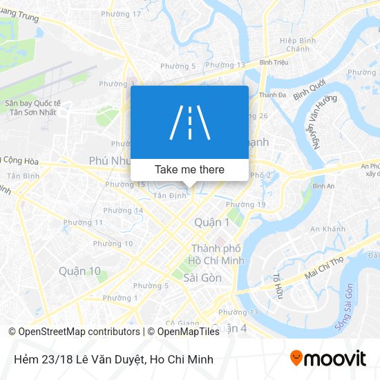 Hẻm 23/18 Lê Văn Duyệt map