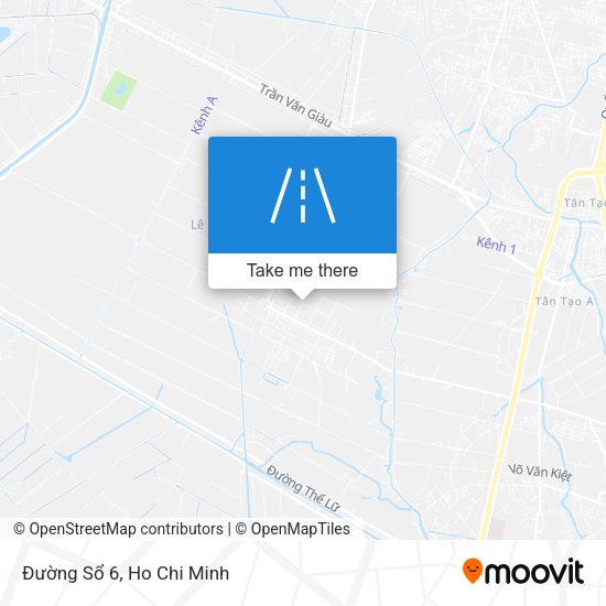 Đường Sổ 6 map