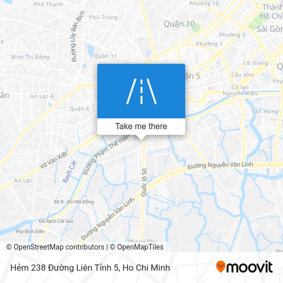 Hẻm 238 Đường Liên Tỉnh 5 map